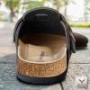 BULLIANT Women Clogs-Fleece-Lined Suede Mules Slippers Nurse Shoes Unisex-Memory Foam Arch Support Cork-Footbed(Sauce Coffee7565)