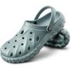 BULLIANT Men Clogs,Comfortable Mules Sandals for Men Women Cushioned Footbed Arch Support-EVA Ligthweight(Pond8101)