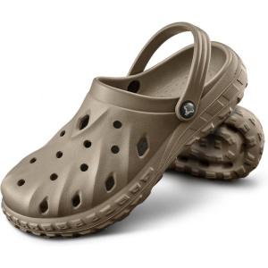 BULLIANT Men Clogs,Comfortable Mules Sandals for Men Women Cushioned Footbed Arch Support-EVA Ligthweight(Elmwood8102)