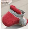 BULLIANT Socks For Women 6Pairs-Womens Athletic Ankle Socks No Show Cushioned for Walking Running-Compression Arch Support(6 Pairs-dark Gray 2083)