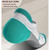 BULLIANT Socks For Women 6Pairs-Womens Athletic Ankle Socks No Show Cushioned for Walking Running-Compression Arch Support(6 Pairs-white 2081)