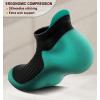BULLIANT Socks For Women 6Pairs-Womens Athletic Ankle Socks No Show Cushioned for Walking Running-Compression Arch Support(6pairs-black2084)