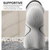 BULLIANT Socks For Women 6Pairs-Womens Athletic Ankle Socks No Show Cushioned for Walking Running-Compression Arch Support(6pairs-white 2572)