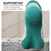 BULLIANT Socks For Women 6Pairs-Womens Athletic Ankle Socks No Show Cushioned for Walking Running-Compression Arch Support(6pairs-white2085)