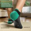 BULLIANT Men Ankle Socks Multi Pack,Athletic Running Socks Breathable Wicking Cushioned Footbed Arch Supportive(6pairs-black 6 Color Mixed7791)