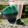 BULLIANT Men Ankle Socks Multi Pack,Athletic Running Socks Breathable Wicking Cushioned Footbed Arch Supportive(6pairs-black 6 Color Mixed7791)