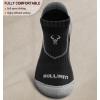 BULLIANT Men Ankle Socks Multi Pack,Athletic Running Socks Breathable Wicking Cushioned Footbed Arch Supportive(6pairs-black/White4316)
