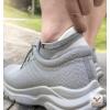 BULLIANT Men Ankle Socks Multi Pack,Athletic Running Socks Breathable Wicking Cushioned Footbed Arch Supportive(6pairs-gray Heather 6469)
