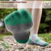 BULLIANT Men Ankle Socks Multi Pack,Athletic Running Socks Breathable Wicking Cushioned Footbed Arch Supportive(6pairs-white 6 Color Mixed7792)
