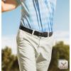 BULLIANT Men Belt, Braided Leather Belt Adjustable For Men Casual Jeans Golf 1 3/8″(2pack-black/Light Brown8532)