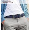 BULLIANT Men Belt Rerversible Golf Belt Stretch Braided for Gift Men 1 3/8″-2 In 1 Belt(Black/Antique Blue4162)