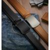 BULLIANT Men Belt 2 Gift Pack, Ratchet Belt Fully Adjustable For Men Dress Casual Pants Jeans 1 3/8″ -Noncuttable(2pack-black/Orange Brown7783)
