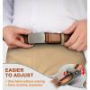 BULLIANT Men Belt 2 Gift Pack, Ratchet Belt Fully Adjustable For Men Dress Casual Pants Jeans 1 3/8″ -Noncuttable(2pack-black/Orange Brown7784)
