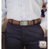 BULLIANT Men Belt, Ratchet Belt Adjustable For Gift Men Dress Jeans 1 3/8″-Cut For Fit(Tawny6244)