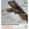 BULLIANT Men Stretch Belt,Adjustable Ratchet Nylon Belt Tactical for Men Casual Jeans Golf Work 1 3/8″,Cut For Fit(Beige7627)