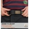 BULLIANT Men Stretch Belt,Adjustable Ratchet Nylon Belt Tactical for Men Casual Jeans Golf Work 1 3/8″,Cut For Fit(Beige7627)