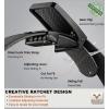 BULLIANT Men Stretch Belt,Adjustable Ratchet Nylon Belt Tactical for Men Casual Jeans Golf Work 1 3/8″,Cut For Fit(Black7626)