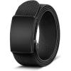 BULLIANT Men Stretch Belt,Adjustable Ratchet Nylon Belt Tactical for Men Casual Jeans Golf Work 1 3/8″,Cut For Fit(Black7626)