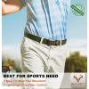 BULLIANT Belt for Men 2Pack,Mens Gift Stretch Braided Web Belt Elastic for Casual Golf Jeans,1 3/8″(2pack-black/Navy Green8357)