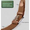 BULLIANT Belt for Men 2Pack,Mens Gift Stretch Braided Web Belt Elastic for Casual Golf Jeans,1 3/8″(2pack-dark Gray/Brown1501)