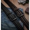 BULLIANT Men Belt 2Pack,Braided Woven Leather Belt For Men Golf Casual Jeans 1 3/8″(2pack-black/Deep Brown7957)