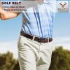 BULLIANT Men Belt 2Pack,Braided Woven Leather Belt For Men Golf Casual Jeans 1 3/8″(2pack-black/Wine Red7955)