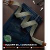 BULLIANT Stretch Belt Men,Mens Gift Woven Braided Web Belt 1 3/8 for Golf Casual Pants Shirts Jeans(Desert Sage8332)