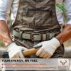 BULLIANT Stretch Belt Men,Mens Gift Woven Braided Web Belt 1 3/8 for Golf Casual Pants Shirts Jeans(Desert Sage8332)