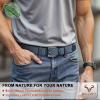 BULLIANT Stretch Belt Men,Mens Gift Woven Braided Web Belt 1 3/8 for Golf Casual Pants Shirts Jeans(Fog Blue8331)