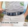 BULLIANT Stretch Belt Men,Mens Gift Woven Braided Web Belt 1 3/8 for Golf Casual Pants Shirts Jeans(Fog Blue8331)