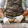 BULLIANT Stretch Belt Men,Mens Gift Woven Braided Web Belt 1 3/8 for Golf Casual Pants Shirts Jeans(Wood Thrush8334)