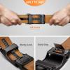 BULLIANT Belt Strap Buckles for Mens Ratchet Belts Repalcement or Customize Width 1 3/8″(Black3201)
