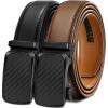 BULLIANT Belt Strap Buckles for Mens Ratchet Belts Repalcement or Customize Width 1 3/8″(Black5133)