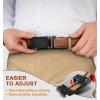 BULLIANT Belt Strap Buckles for Mens Ratchet Belts Repalcement or Customize Width 1 3/8″(Black5133)