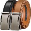 BULLIANT Belt Strap Buckles for Mens Ratchet Belts Repalcement or Customize Width 1 3/8″(Gun3202)