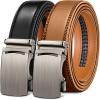 BULLIANT Belt Strap Buckles for Mens Ratchet Belts Repalcement or Customize Width 1 3/8″(Gun3204)