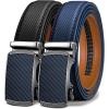 BULLIANT Belt Strap Buckles for Mens Ratchet Belts Repalcement or Customize Width 1 3/8″(Silver3200)