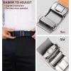 BULLIANT Belt Strap Buckles for Mens Ratchet Belts Repalcement or Customize Width 1 3/8″(Silver3200)