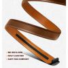BULLIANT Belt Strap Buckles for Mens Ratchet Belts Repalcement or Customize Width 1 3/8″(Tawny3193)