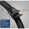 BULLIANT Men Belt-Tactical Work Belt Adjsutable With Stretch Nylon Snug Fit 1 1/2″- Cut For Size(Black/Dark Gray8613)