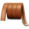 BULLIANT Belt Strap Buckles for Mens Ratchet Belts Repalcement or Customize Width 1 3/8″(Orange Brown3194)