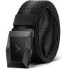 BULLIANT Men Belt-Tactical Work Belt Adjsutable With Stretch Nylon Snug Fit 1 1/2″- Cut For Size(Black/Dark Gray8613)