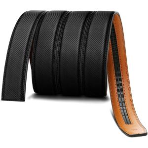 BULLIANT Belt Strap Buckles for Mens Ratchet Belts Repalcement or Customize Width 1 3/8″(Black4721)