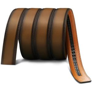 BULLIANT Belt Strap Buckles for Mens Ratchet Belts Repalcement or Customize Width 1 3/8″(Tawny4723)