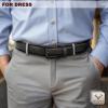 BULLIANT Men Belt 2Pack-Leather Belt 7Holes Comfortable For Men’s Dress Casual Jeans 1 3/8″(2pack-black/Coffee6463)