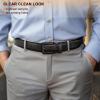 BULLIANT Men Belt 2Pack-Leather Belt 7Holes Comfortable For Men’s Dress Casual Jeans 1 3/8″(2pack-black/Deep Brown4994)