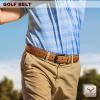 BULLIANT Men Belt 2Pack-Leather Belt 7Holes Comfortable For Men’s Dress Casual Jeans 1 3/8″(2pack-black/Orange Brown6460)