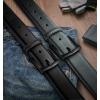 BULLIANT Men Belt 2Pack-Leather Belt 7Holes Comfortable For Men’s Dress Casual Jeans 1 3/8″(2pack-black/Sacred Grey6461)