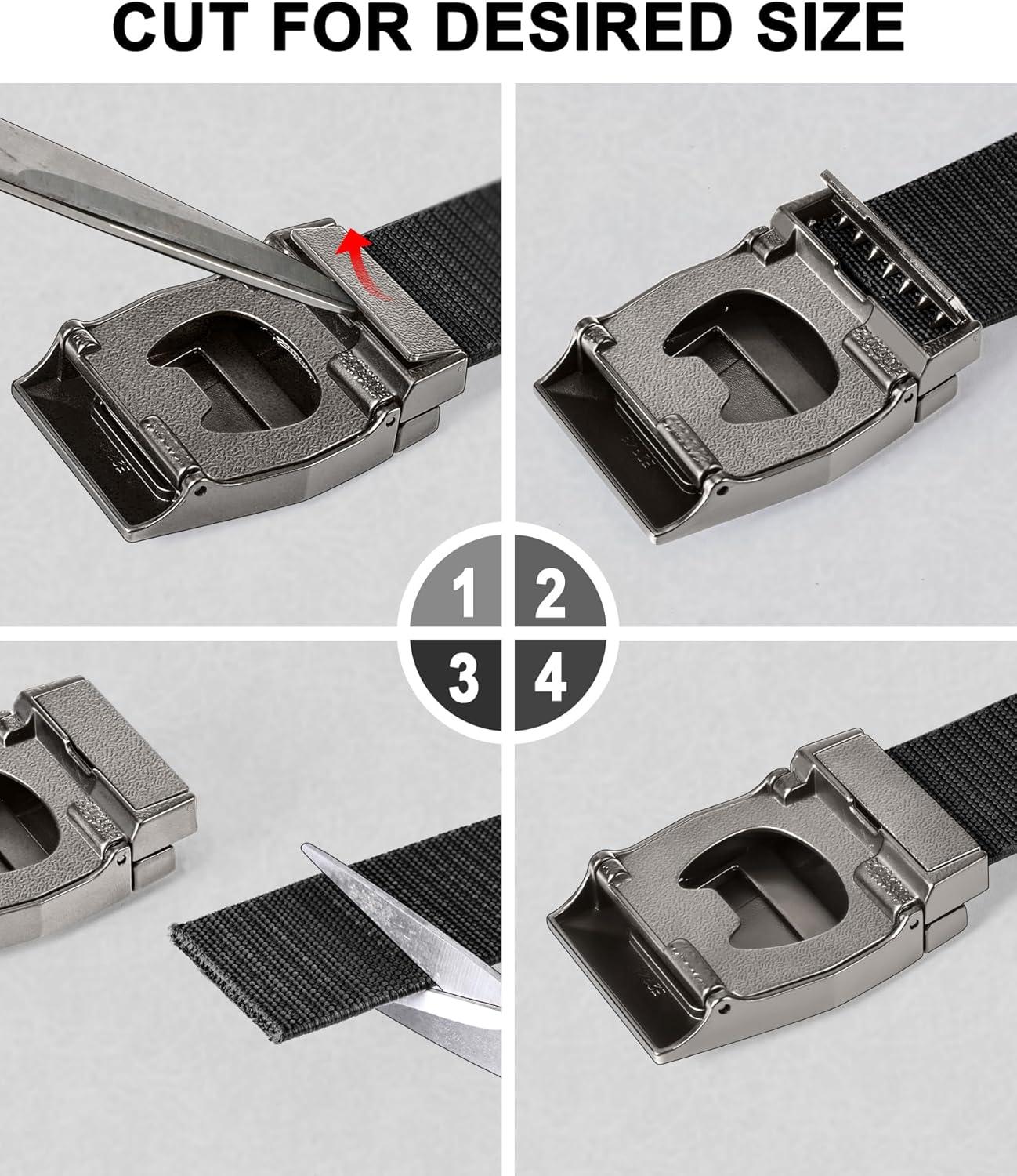 image:imageBULLIANT Tactical Belt for Men Men Stretch Nylon Web Gift Belt 15Hiking Rigger Military WorkQuick ReleaseBlack2972