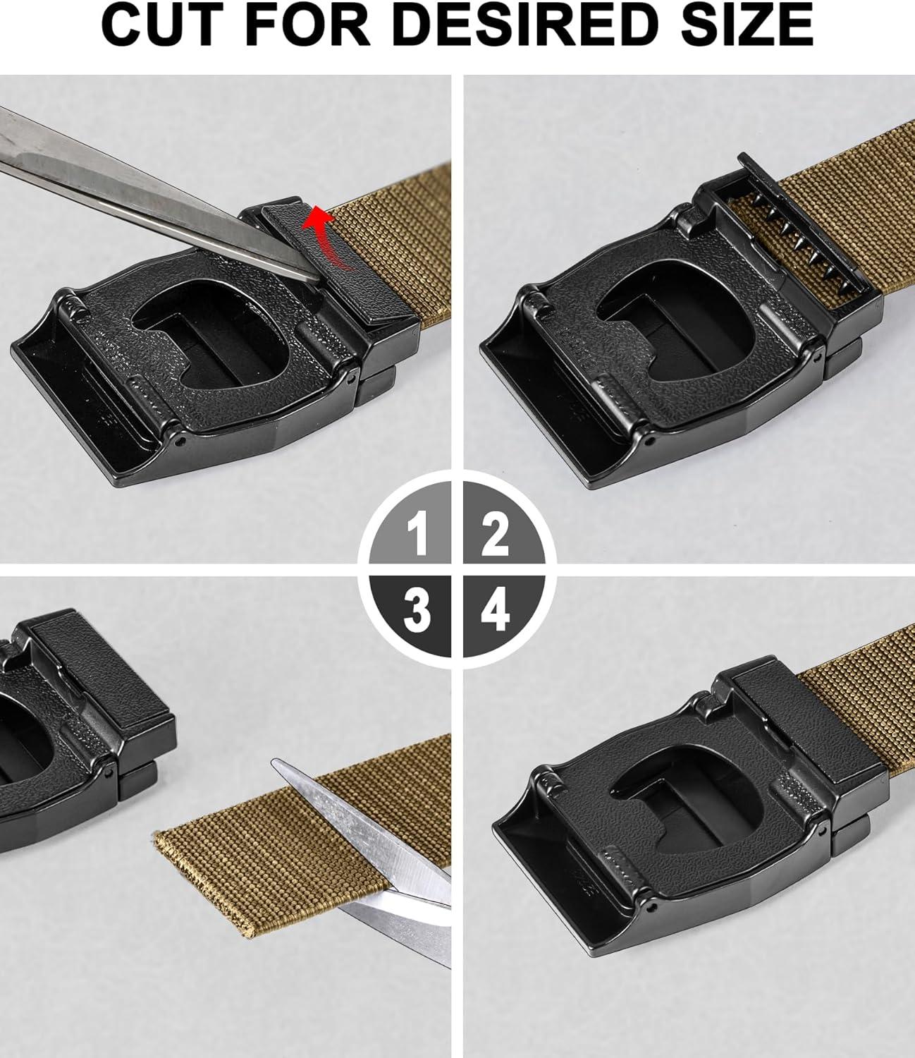 image:imageBULLIANT Tactical Belt for Men Men Stretch Nylon Web Gift Belt 15Hiking Rigger Military WorkQuick ReleaseWood Thrush6219